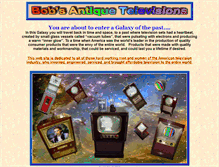 Tablet Screenshot of antiquetvguy.com